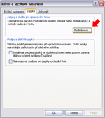 windows XP nastavení jazyka