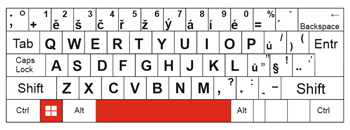 Změna nastavení české klávesnice Windows 10